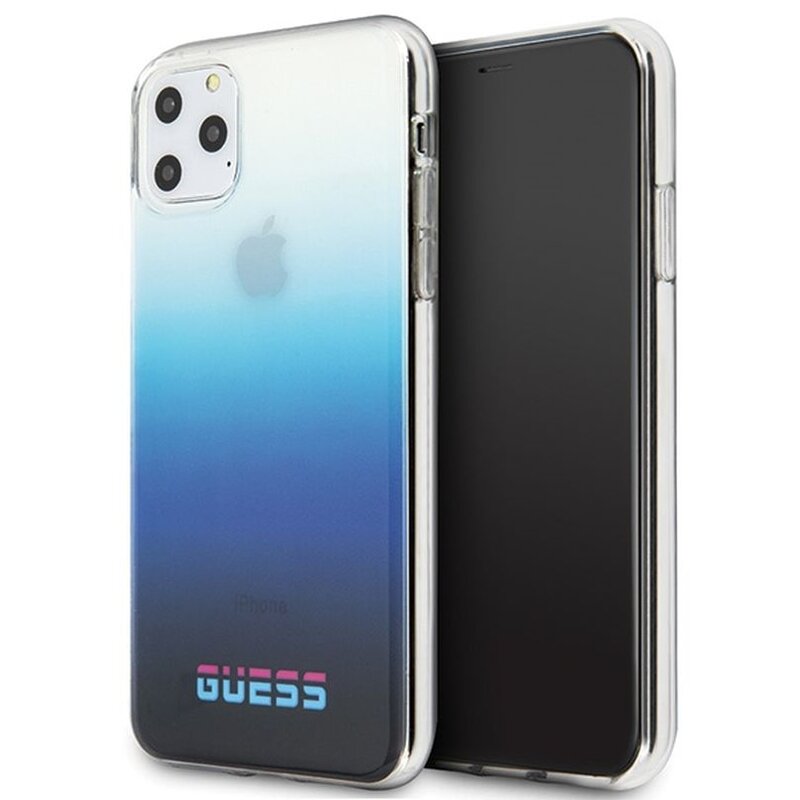 Etui GUESS California do Apple iPhone 11 Pro Niebieski