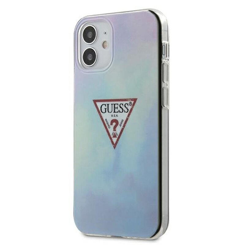 Etui GUESS Tie & Die Collection do Apple iPhone 12 mini Niebieski