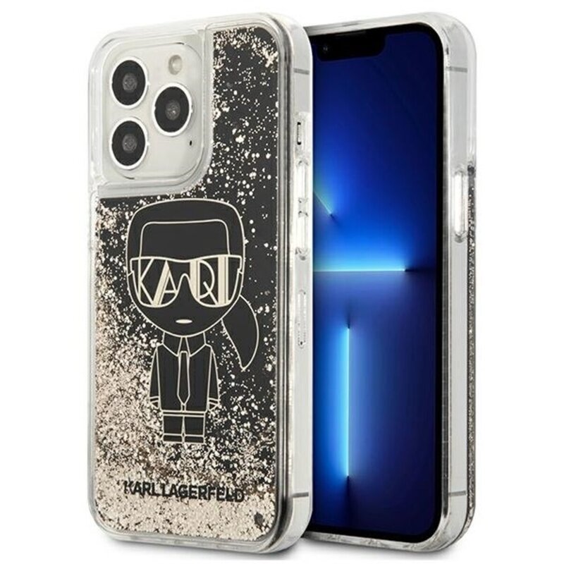Karl Lagerfeld Liquid Glitter Gatsby KLHCP13LLGGKBK do iPhone 13 Pro /13