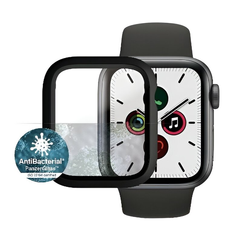 Etui PANZERGLASS Full Body do Apple Watch 4/5/6/SE (40 mm) Czarny