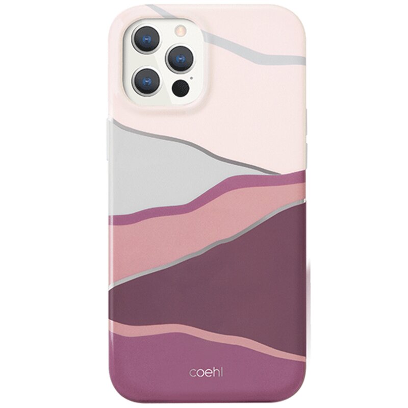 Etui UNIQ Coehl Ciel do Apple iPhone 12 Pro Max Różowy