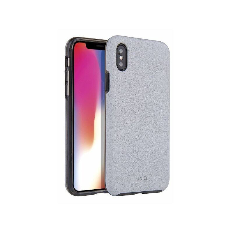 Etui UNIQ Lithos do Apple iPhone Xs Max Jasnoszary