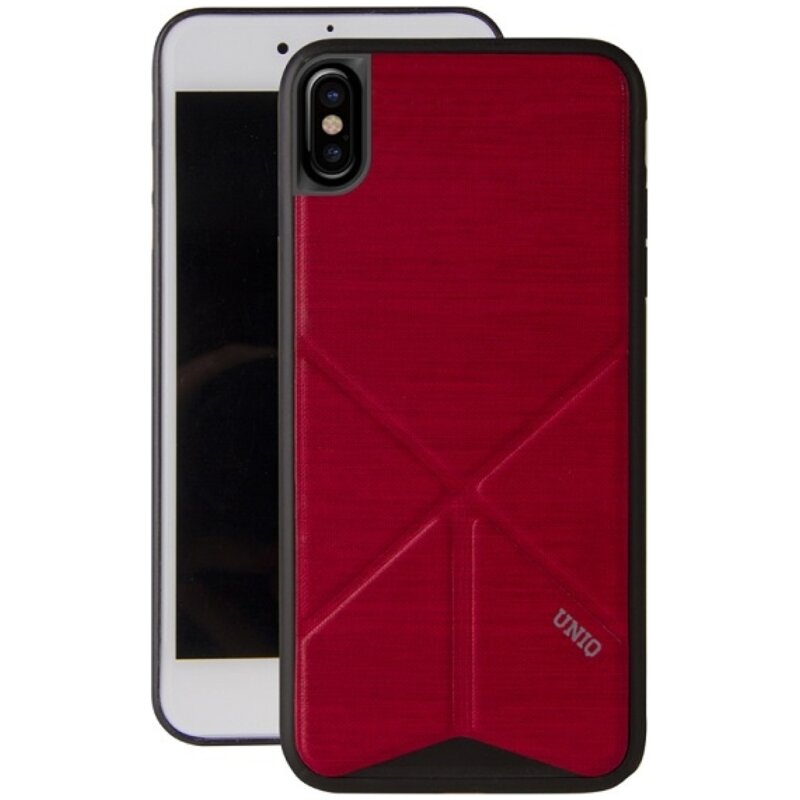 Etui UNIQ Transforma Ligne do Apple iPhone X/Xs Czerwony