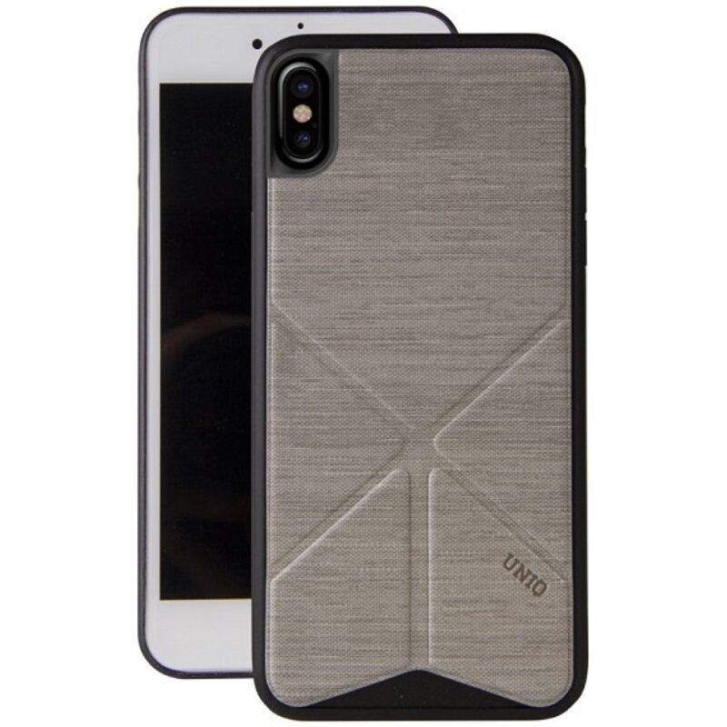 Etui UNIQ Transforma Ligne do Apple iPhone X/Xs Szary