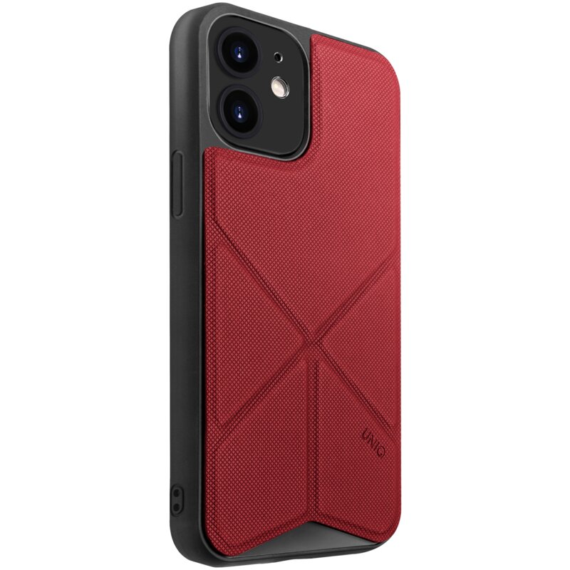 Etui UNIQ Transforma do Apple iPhone 12 Mini Czerwony