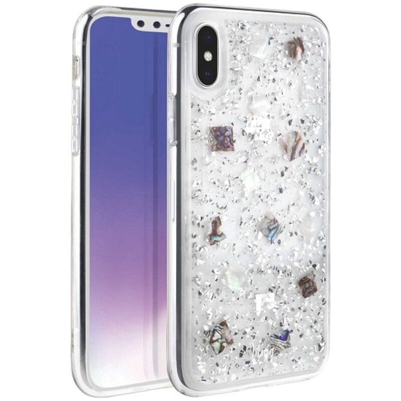 Etui UNIQ Lumence Clear do Apple iPhone Xs Max Srebrny