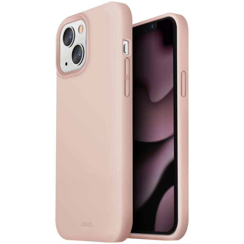 Etui UNIQ Lino do Apple iPhone 13 Różowy