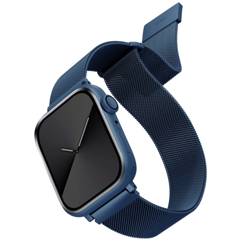 Pasek UNIQ Dante do Apple Watch do koperty 38/40/41mm Niebieski