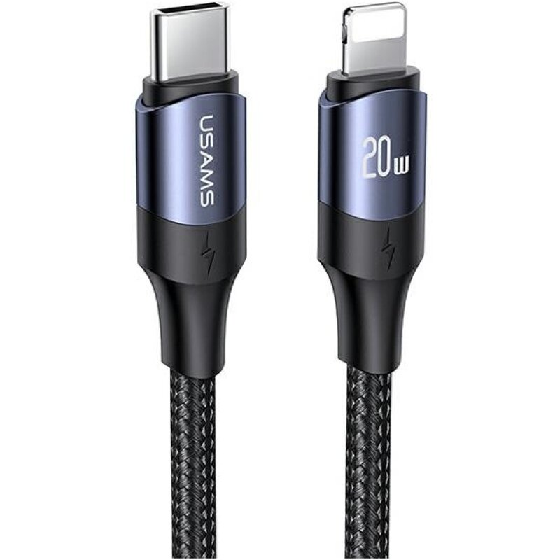 Kabel USB-C - Lightning USAMS 2 m 20W Czarny