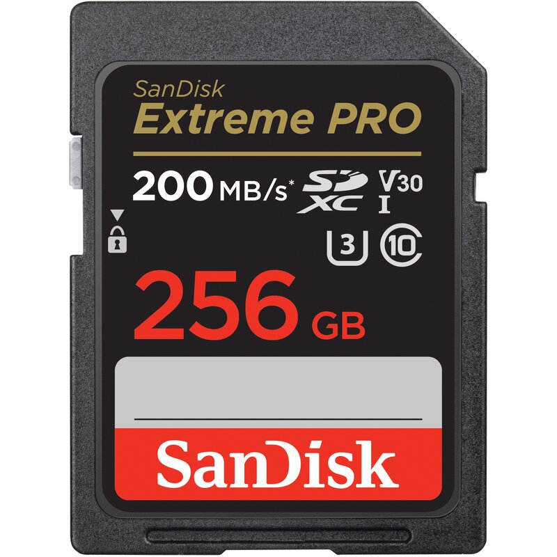 SANDISK SDXC 256GB Extreme Pro 200/140MB/s