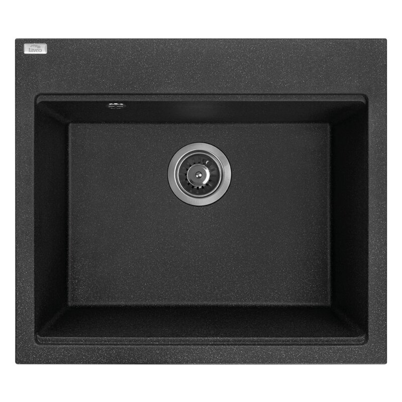 Zlewozmywak jednokomorowy LAVEO Tau SBT 710Y Czarny 50x57