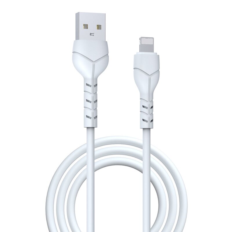 Kabel USB - Lightning DEVIA Kintone 2.1A 1 m Biały