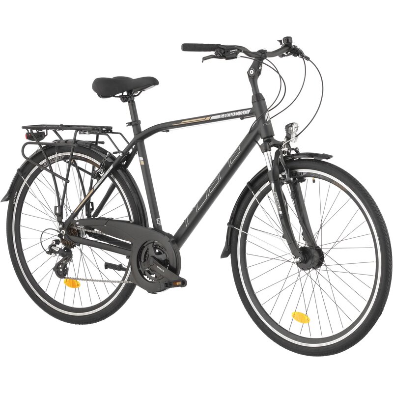 Rower trekkingowy INDIANA X-Road 3.0 M21 28 cali męski Czarny