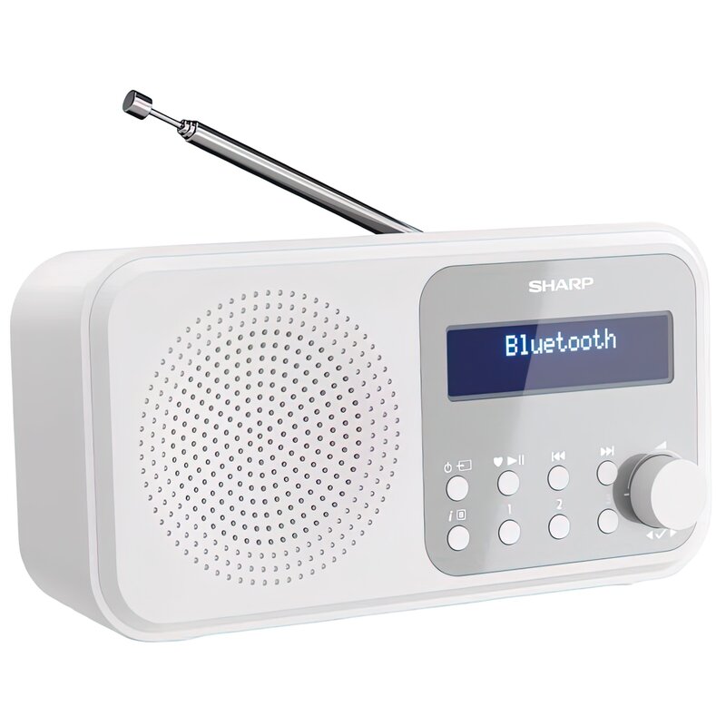 Sharp Tokyo DR-P420 Radio FM DAB+ Bluetooth Biały