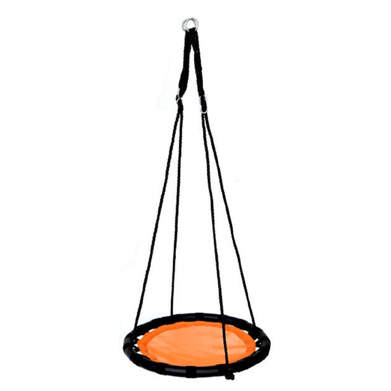 Huśtawka POLGAR Bocianie gniazdo 60 cm Pomarańczowo-czarny