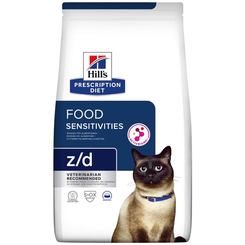 Karma dla kota HILL'S Prescription Diet Z/D Food Sensitivities Kurczak 3 kg