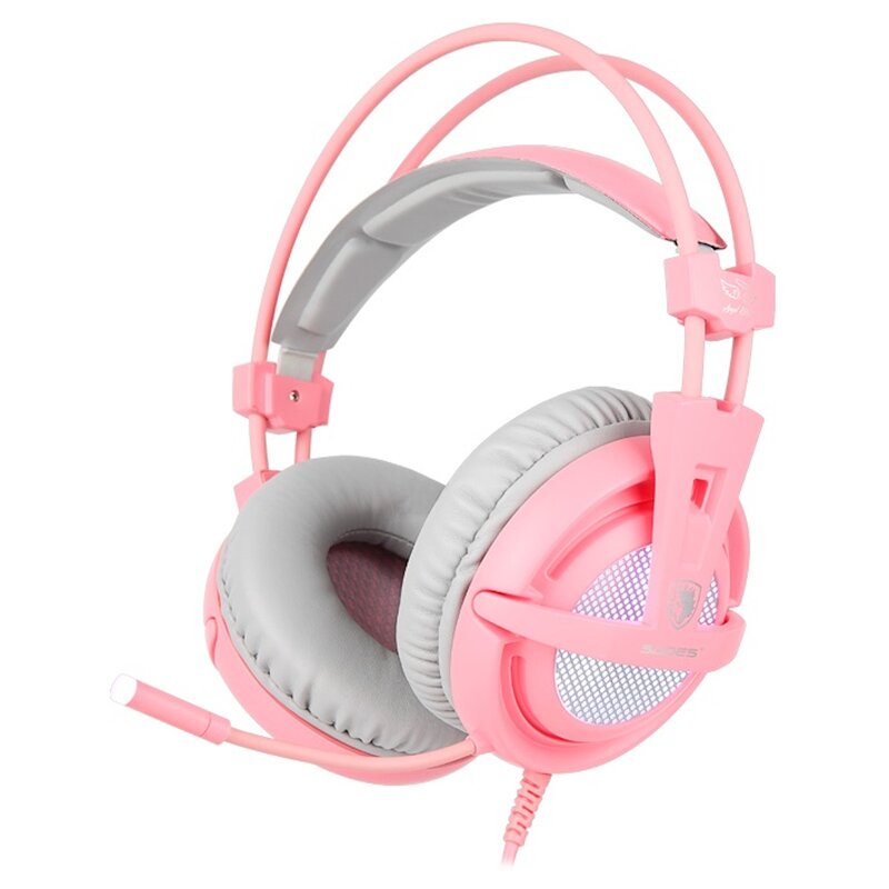 Słuchawki SADES A6 Angel Edition Nauszne