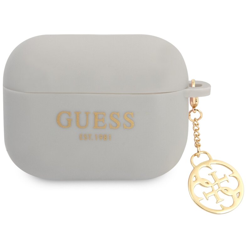 Guess Silicone Charm 4G Collection do AirPods Pro Szary