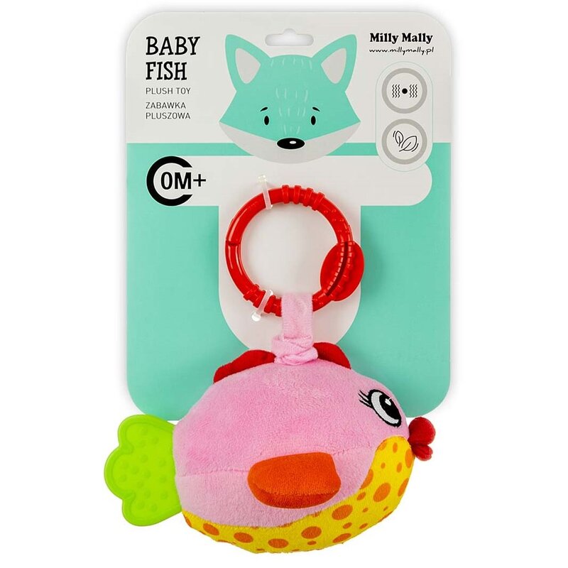 Zawieszka MILLY MALLY Baby fish Rybka 2882 Różowy