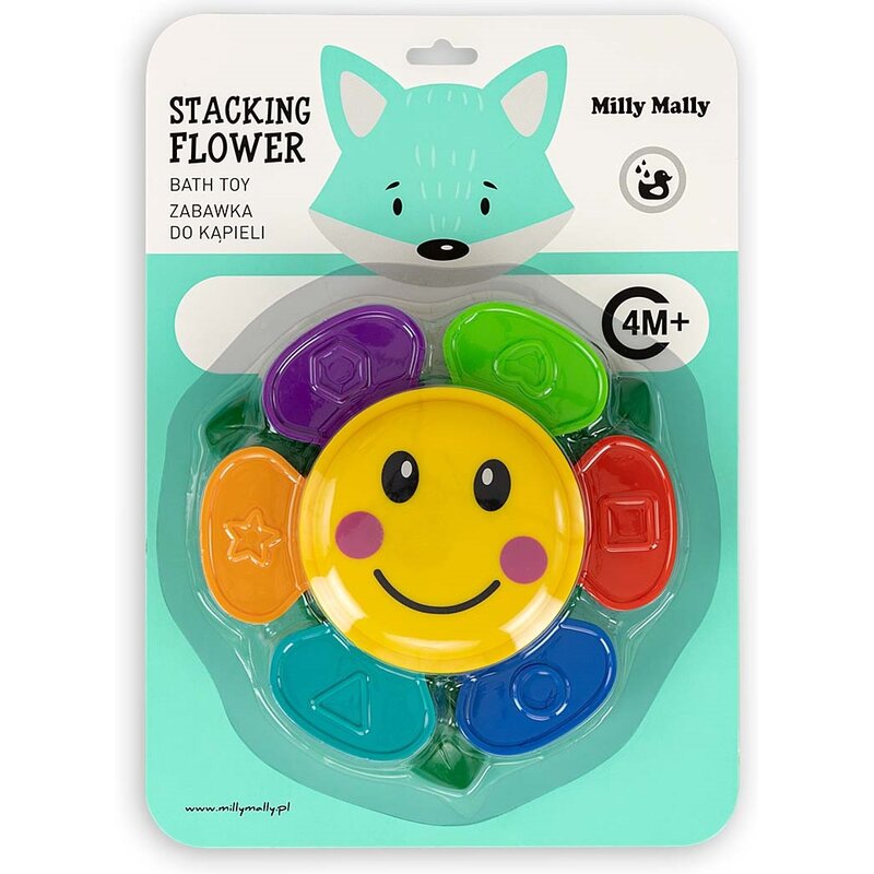 Zabawka do kąpieli MILLY MALLY Stacking flower 0695