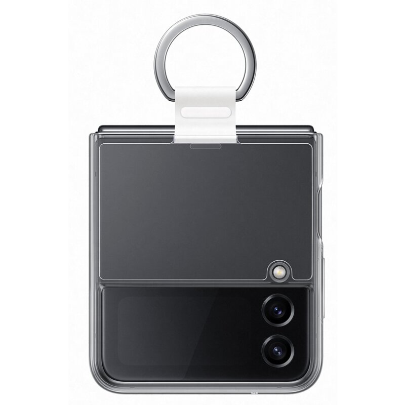 Etui SAMSUNG Clear Cover Ring do Galaxy Z Flip 4 Przezroczysty
