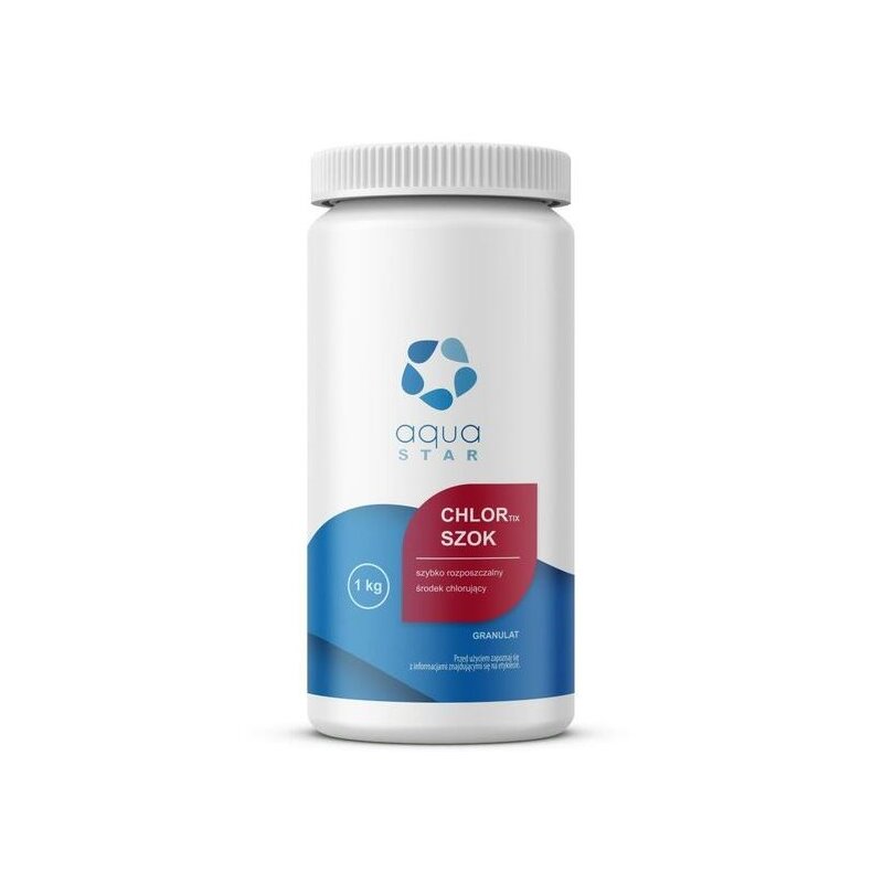 Chlor do basenu AQUASTAR Chlortix Szok 1 kg