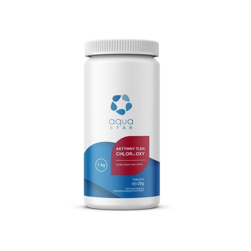 Chlor do basenu AQUASTAR Chlortix Oxy 1 kg