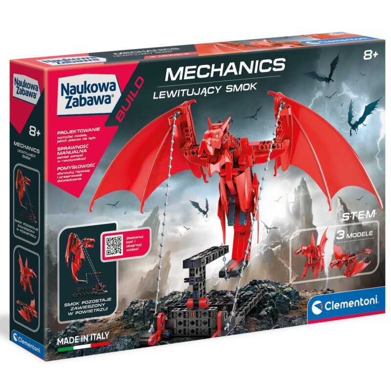 Klocki plastikowe CLEMENTONI Naukowa zabawa Mechanics 50706