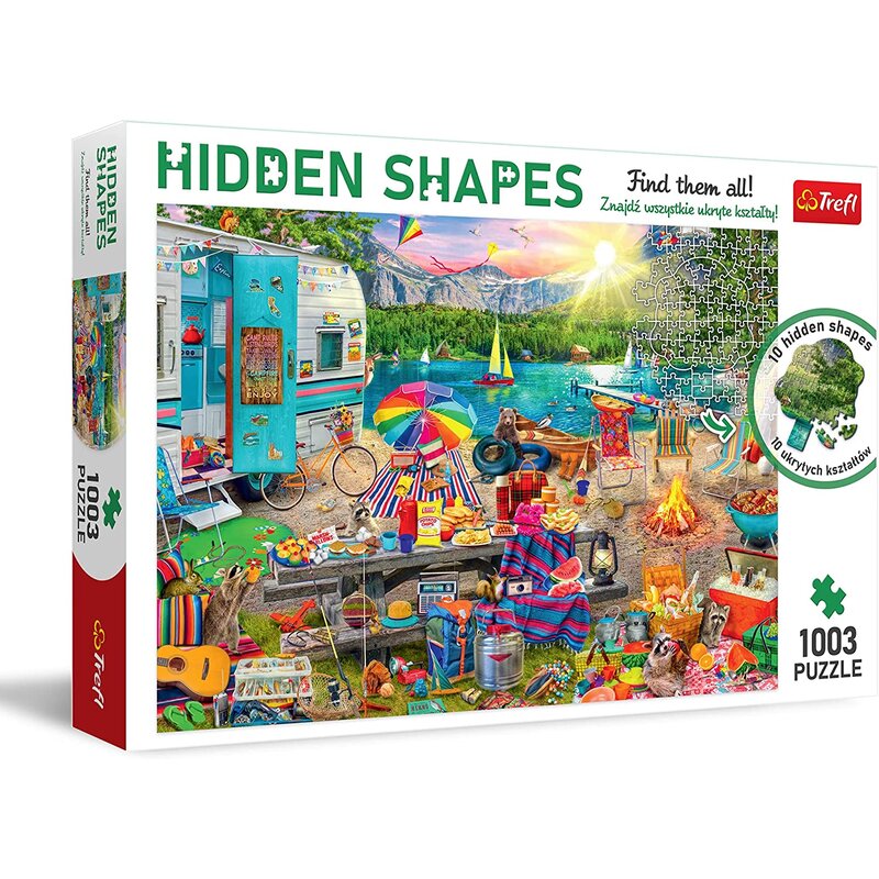 Puzzle TREFL Hidden Shapes Wycieczka kamperem 10677 (1000 elementów)