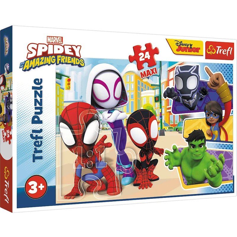 Puzzle TREFL Marvel Spidey i przyjaciele 14348 (24 elementy)