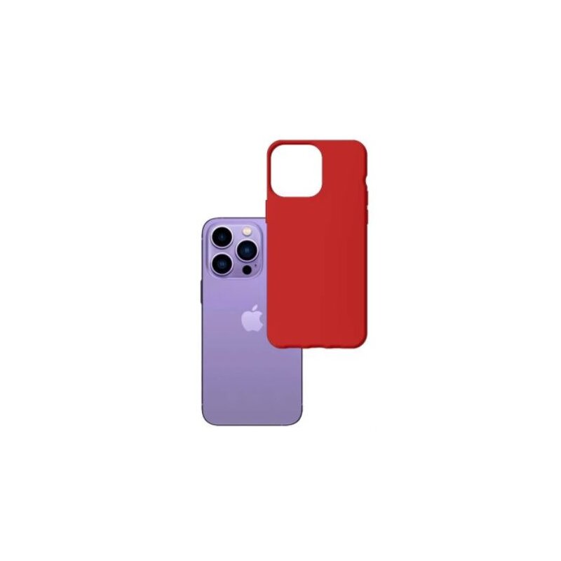 Etui 3MK Matt Case do Apple iPhone 14 Pro Czerwony