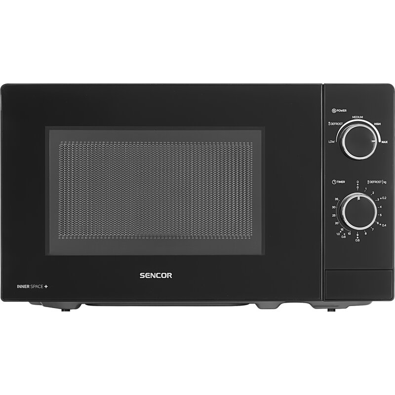 Kuchenka mikrofalowa SENCOR SMW 1719BK 700W średnica 25.5 cm pojemność 20L