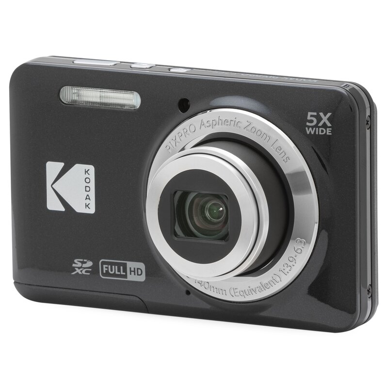 Aparat KODAK FZ55 Czarny, 16Mpix, 5x zoom optyczny