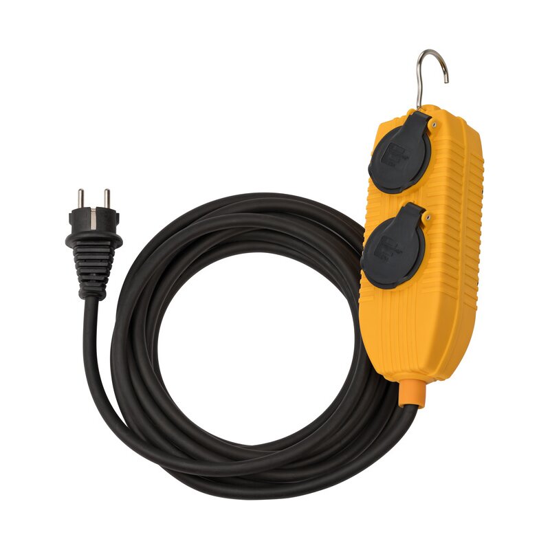 Brennenstuhl z PowerBlock IP54 4 gniazda 10m Żółty