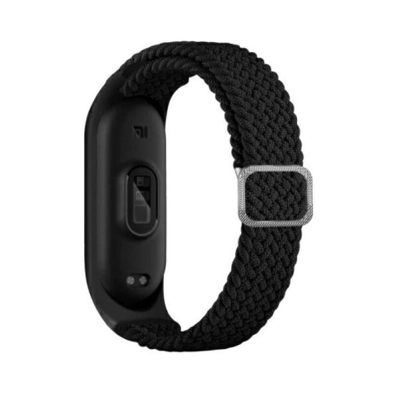 Pasek BELINE Textile do Xiaomi Mi Band 5/6/7 Czarny
