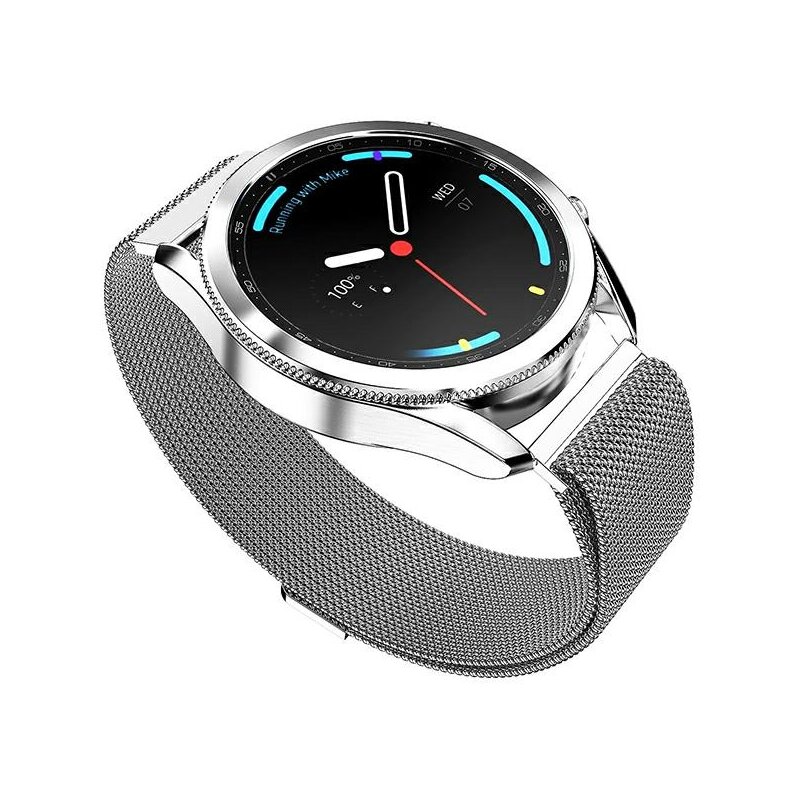 Pasek MERCURY Mesh do Apple Watch do koperty 42/44/45mm Srebrny
