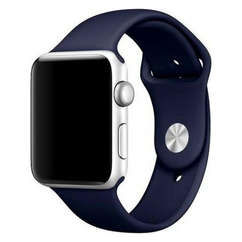 Pasek MERCURY Silicon do Apple Watch do koperty 44/45 mm Niebieski