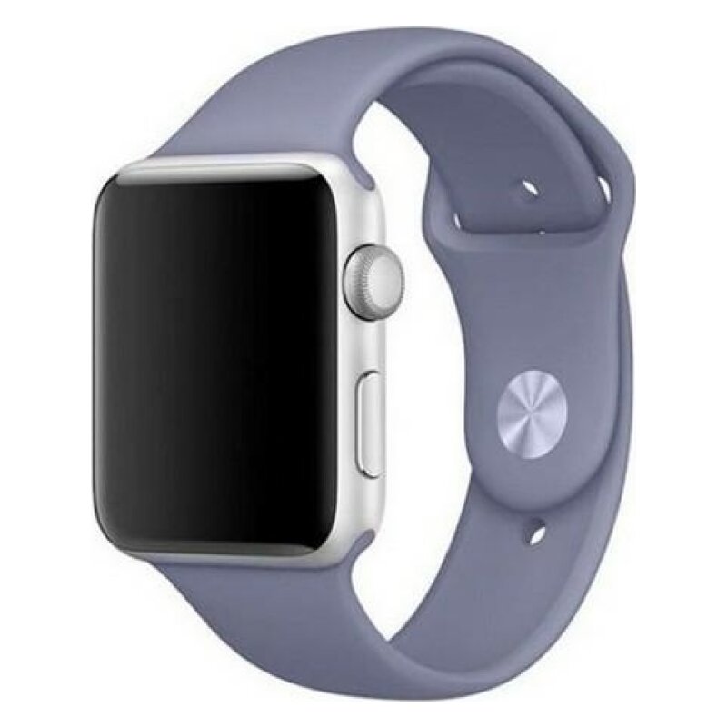 Pasek MERCURY Silicon do Apple Watch do koperty 44/45 mm Lawendowy