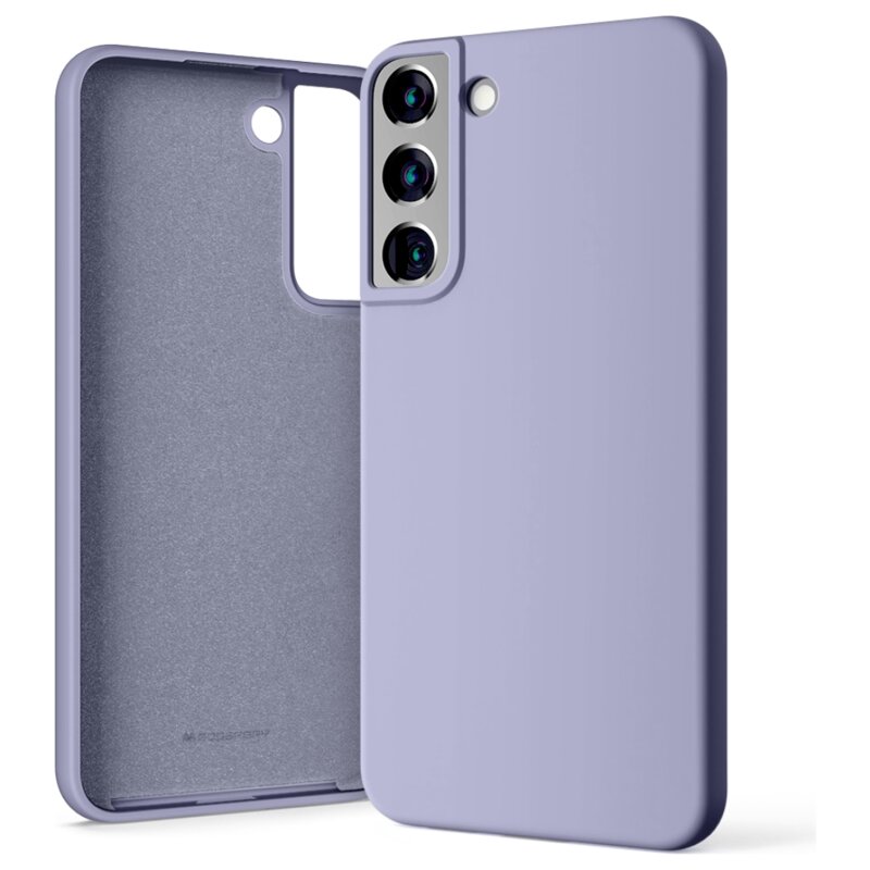 Etui MERCURY Silicone do Samsung Galaxy S22+ Lawendowy