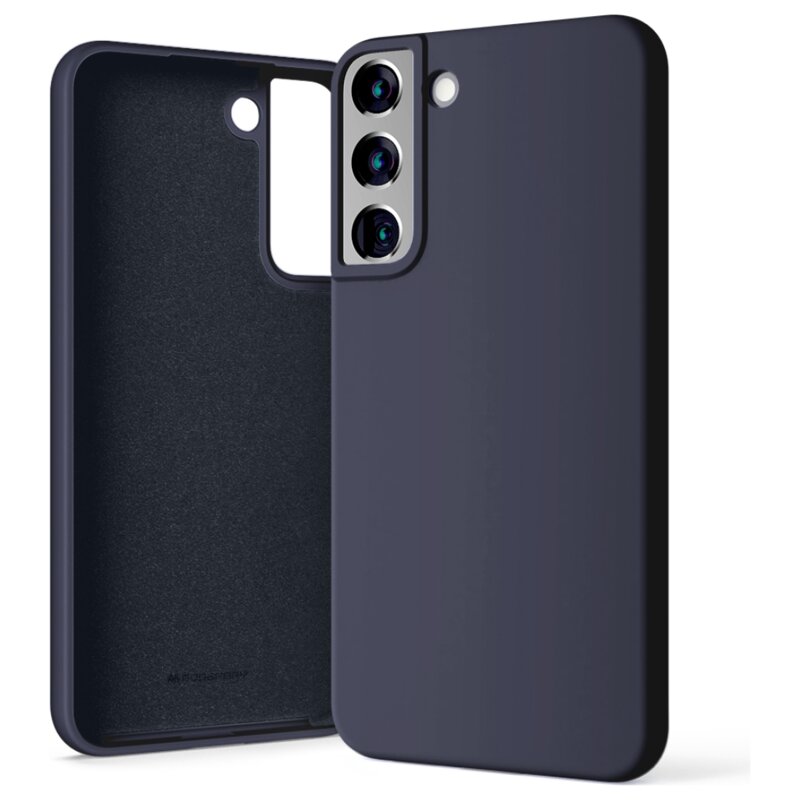 Etui MERCURY Silicone do Samsung Galaxy S22+ Granatowy