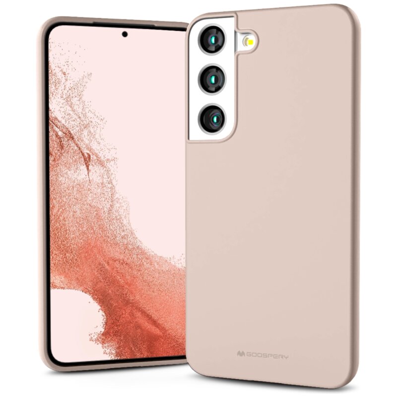 Etui MERCURY Soft do Samsung Galaxy S22 Różowo-piaskowy