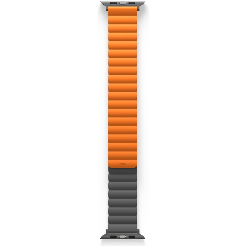Pasek UNIQ Revix do Apple Watch 42/44/45mm Szaro-pomarańczowy