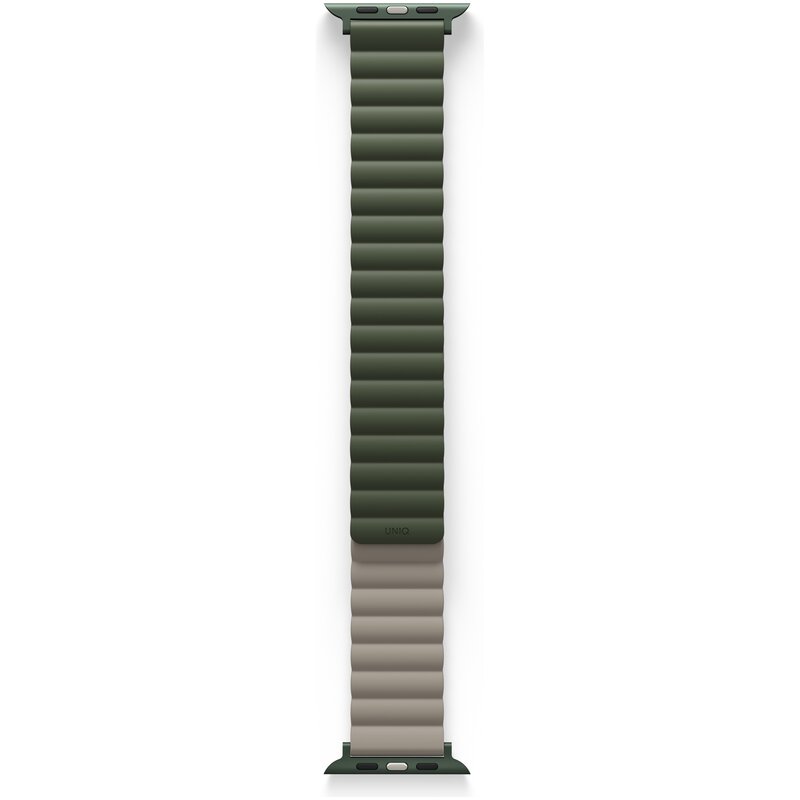 Pasek UNIQ Revix do Apple Watch do koperty 42/44/45/49mm Zielono-ciemnoszary