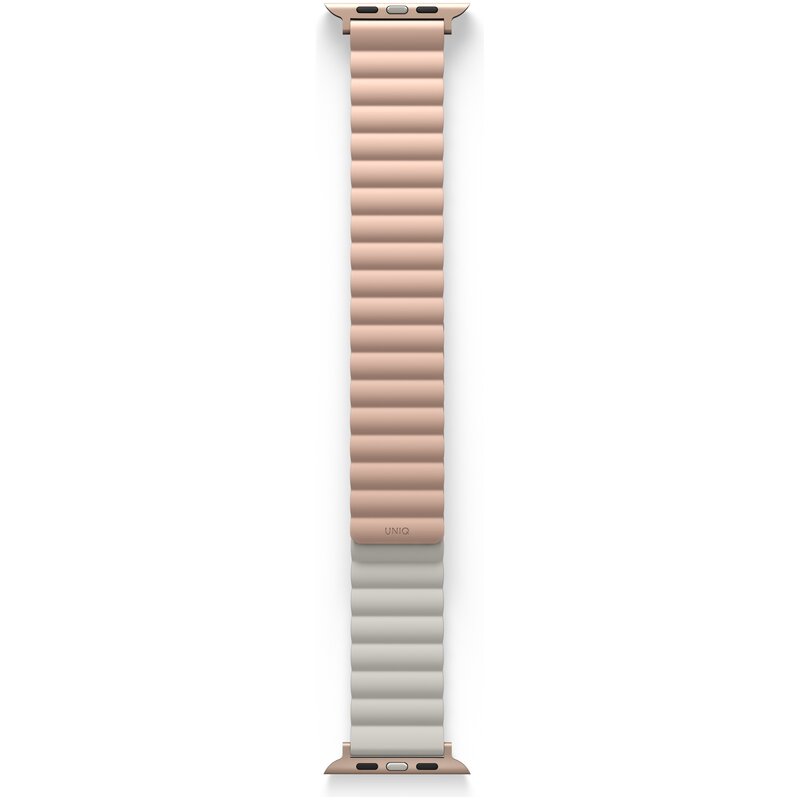 Pasek UNIQ Revix do Apple Watch do koperty 42/44/45/49mm Różowo-beżowy
