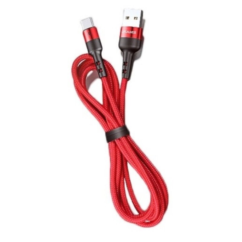 Kabel USB - Lightning USAMS 2A 1m Czerwony
