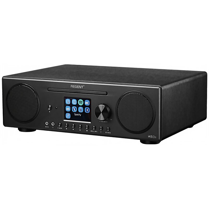 Ferguson Regent i450s Radio FM DAB+ Internetowe Spotify Connect Bluetooth CD Player Czarny