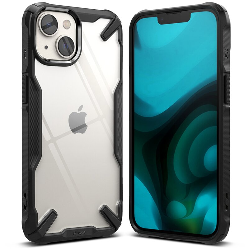 Etui RINGKE Fusion X do Apple iPhone 14 Plus/15 Plus Czarny