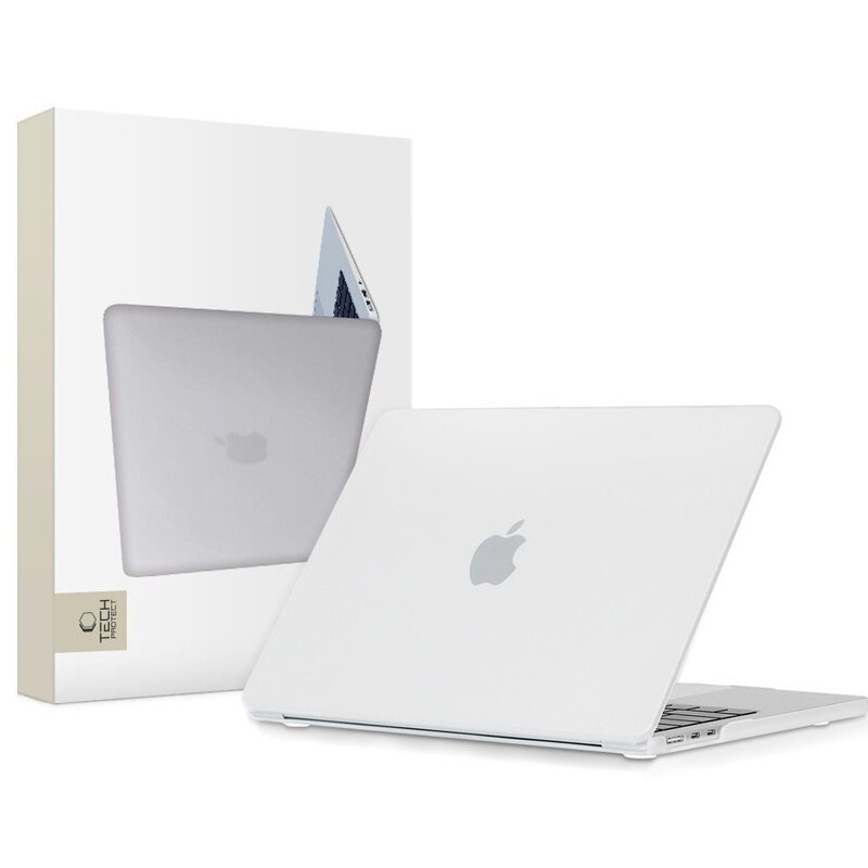 Tech-Protect SmartShell MacBook Air 13 M2/M3/M4 2022-2025 matte clear