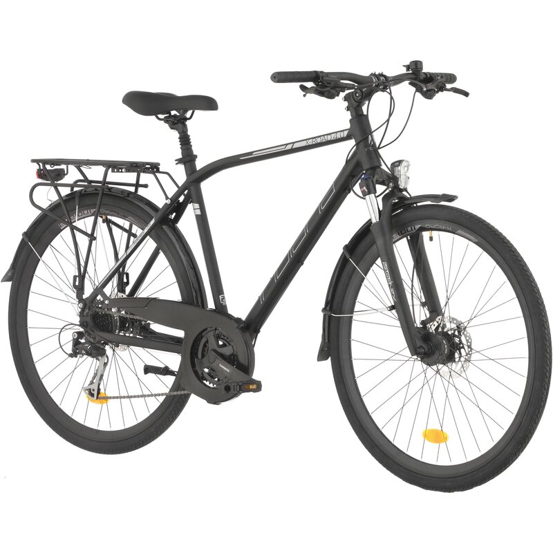 Rower trekkingowy INDIANA X-Road 4.0 M23 28 cali Shimano męski Czarny