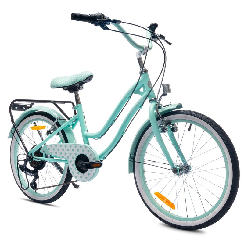 Rower dziecięcy SUN BABY Heart Bike 20 cali Shimano Miętowy Wzrost: 120-135 cm Wiek: 6-10 lat